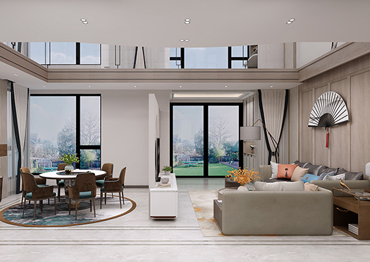 桃李春風(fēng)225平米新中式風(fēng)格效果圖 桃李春風(fēng)225平米新中式風(fēng)格效果圖