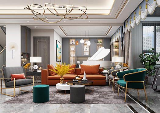 碧桂園山海灣200平米輕奢風(fēng)格效果圖 碧桂園山海灣200平米輕奢風(fēng)格效果圖