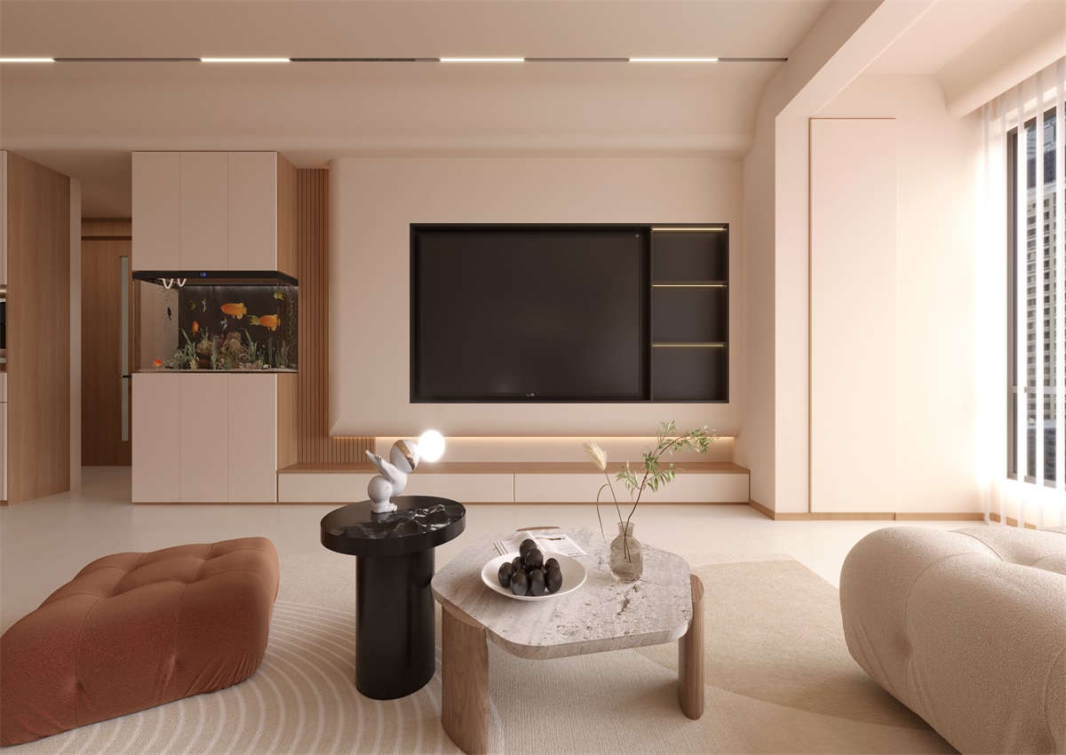 中海九樾143㎡ | 原木奶油風的家，越看越愛！