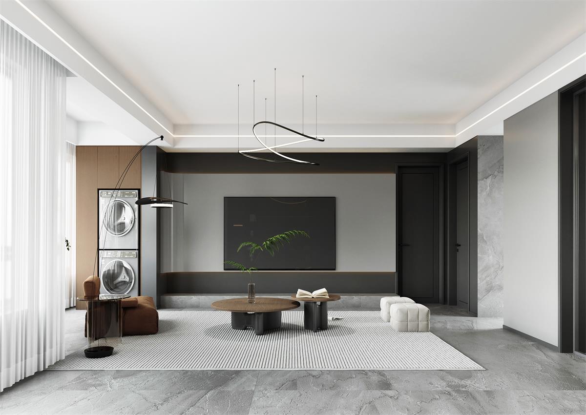 國府壹號| 驚艷！147㎡黑色簡約家，又A又颯高級感直接拉滿