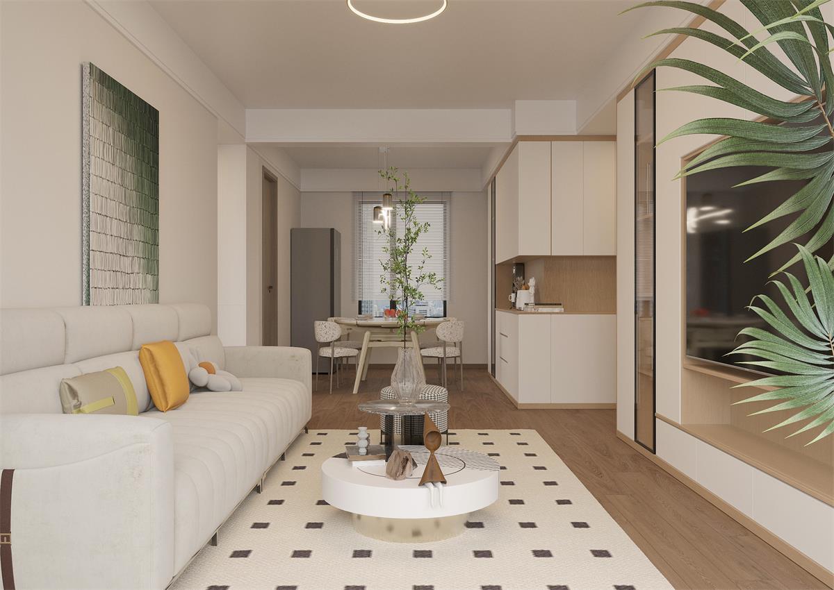 中房西悅府 | 簡(jiǎn)約不失高級(jí)，127㎡原木奶油風(fēng)滿是松弛感！