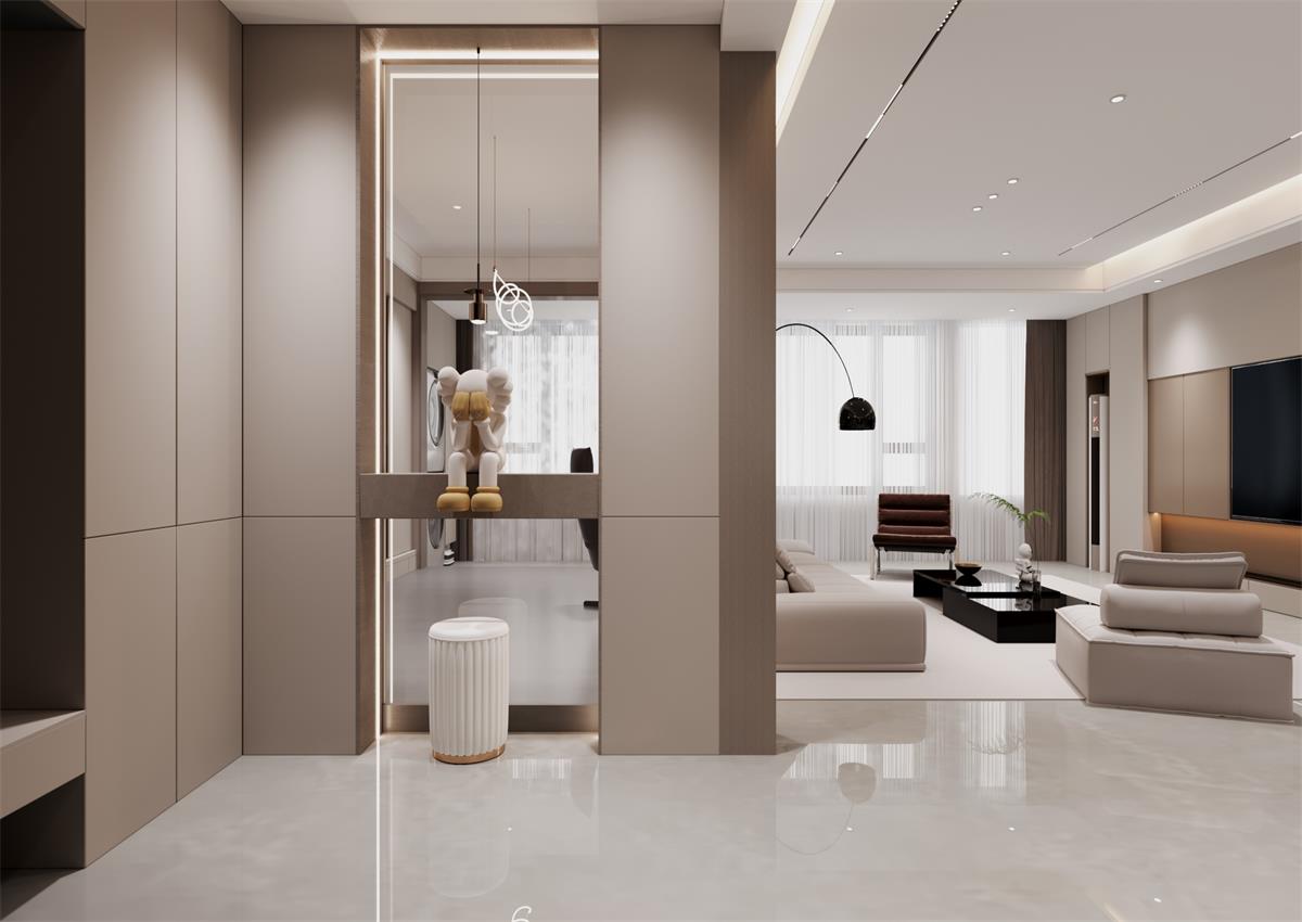 玉庭華府146㎡ | 自帶高級(jí)感的意式極簡(jiǎn)家，一進(jìn)門(mén)就想哇塞！