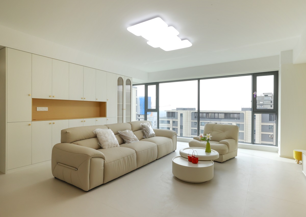 實(shí)景 | 萬(wàn)錦公館143㎡奶油風(fēng)，藏進(jìn)角落里的寫(xiě)意自然，讓焦慮瞬間清零！