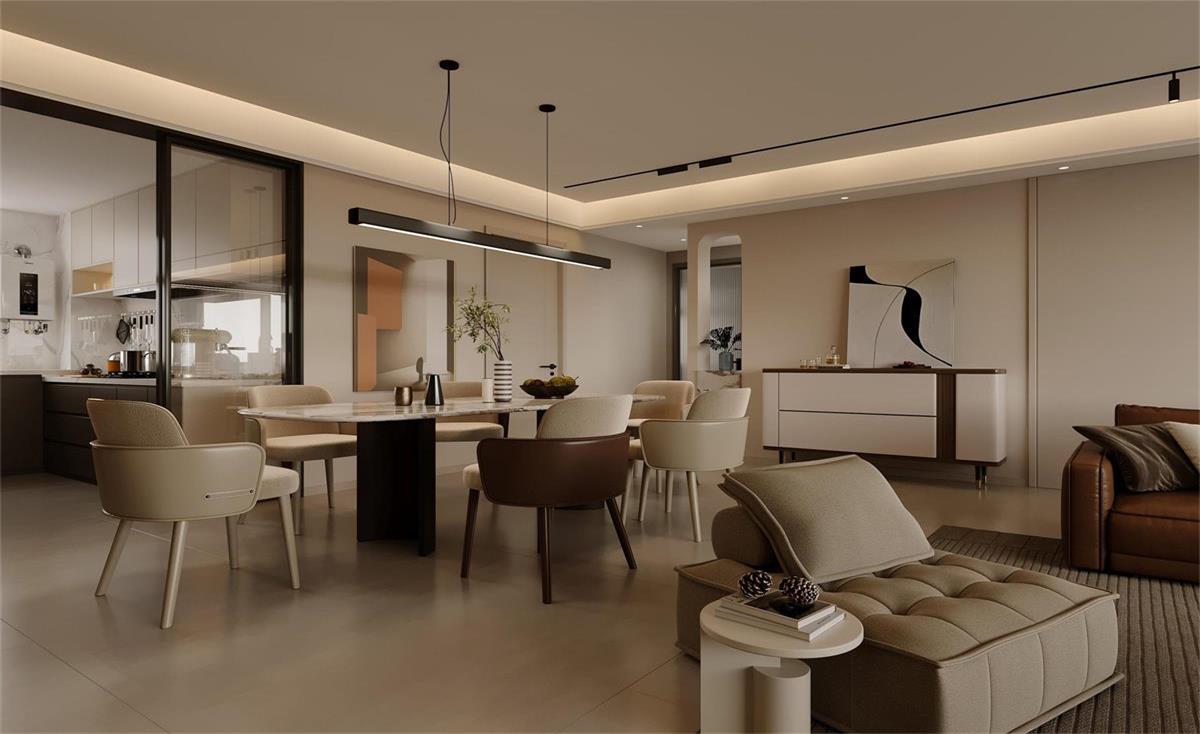 中海華樾 | 現(xiàn)在裝修都內(nèi)卷成這樣了？！從玄關(guān)就開始美哭的143㎡現(xiàn)代風(fēng)