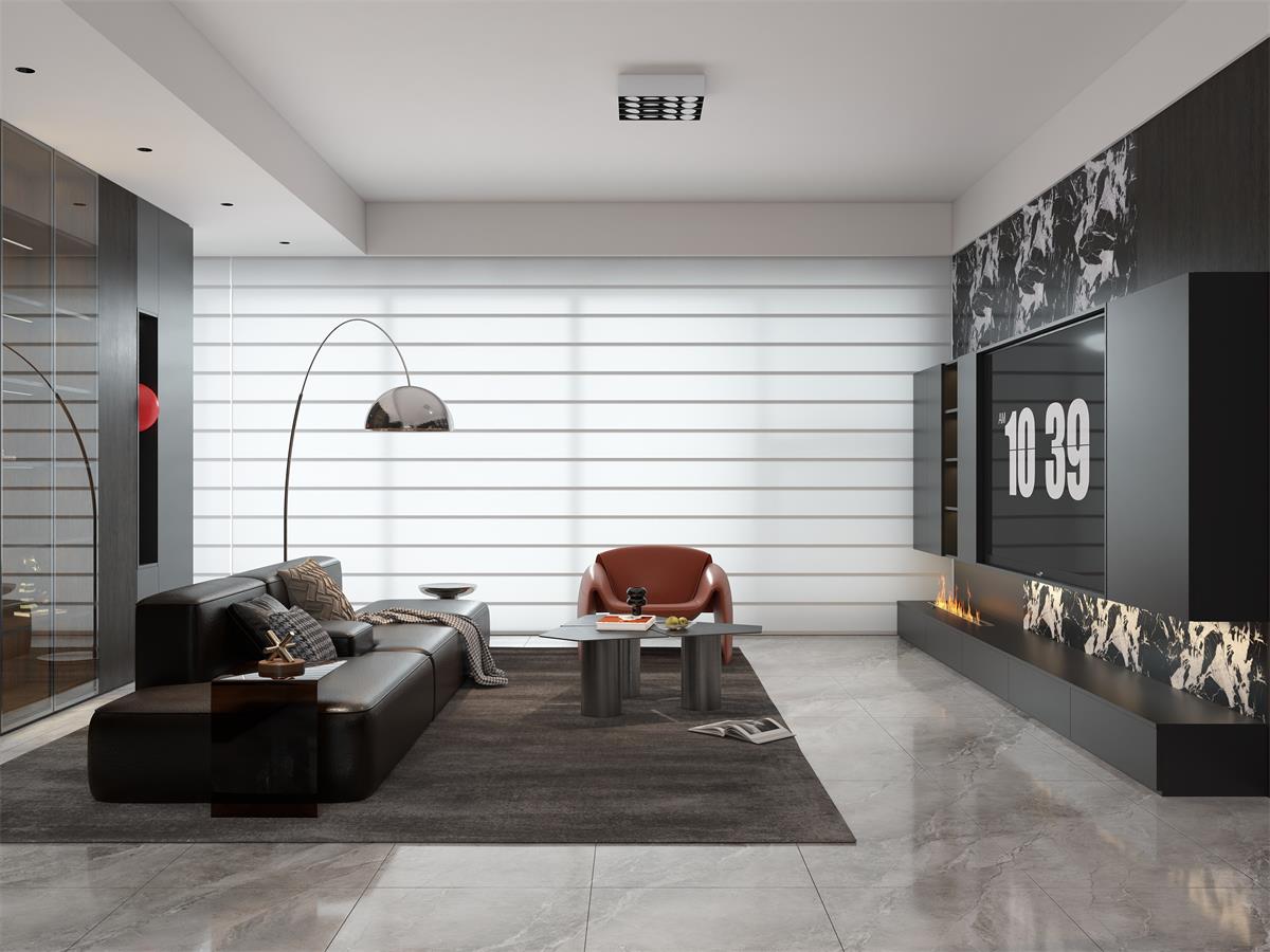 萬(wàn)科錦曜 | 暗黑美學(xué)天花板！他家129㎡意式風(fēng)太驚艷了！