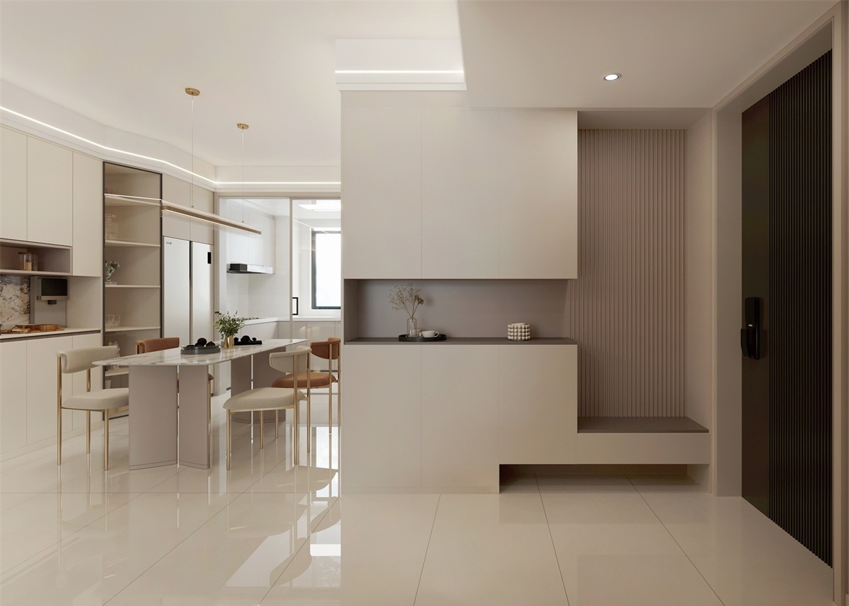 中海河山郡 | 聽勸！裝修少看點網(wǎng)紅設(shè)計，119㎡簡約風(fēng)小家溫馨又耐看！