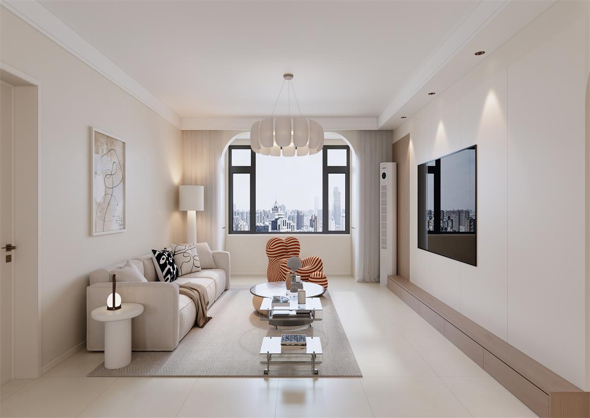 悅?！ぬ鞚櫢?53㎡ | 自帶溫柔濾鏡！奶油風(fēng)的家簡直是「松弛感」頂流！