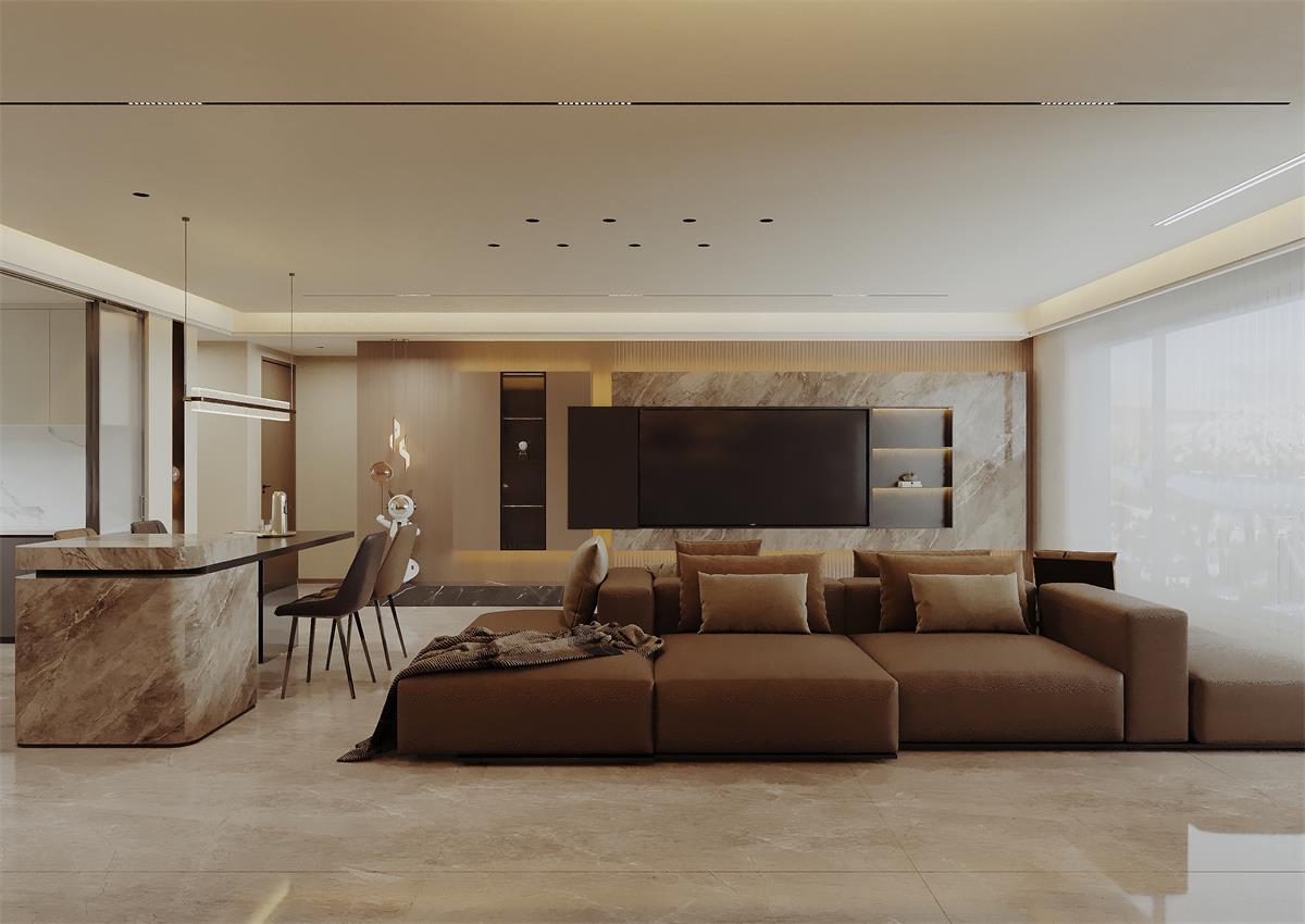 中恒央御143㎡ | 朋友說(shuō)：品味不錯(cuò)哦！你家意式輕奢風(fēng)顯貴又好看