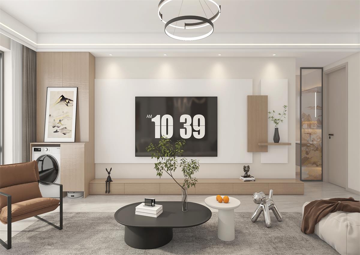 紫辰府128㎡ | 『奶油風(fēng)』不是刷個(gè)大白墻！溫馨、顯大、好打理才是核心！