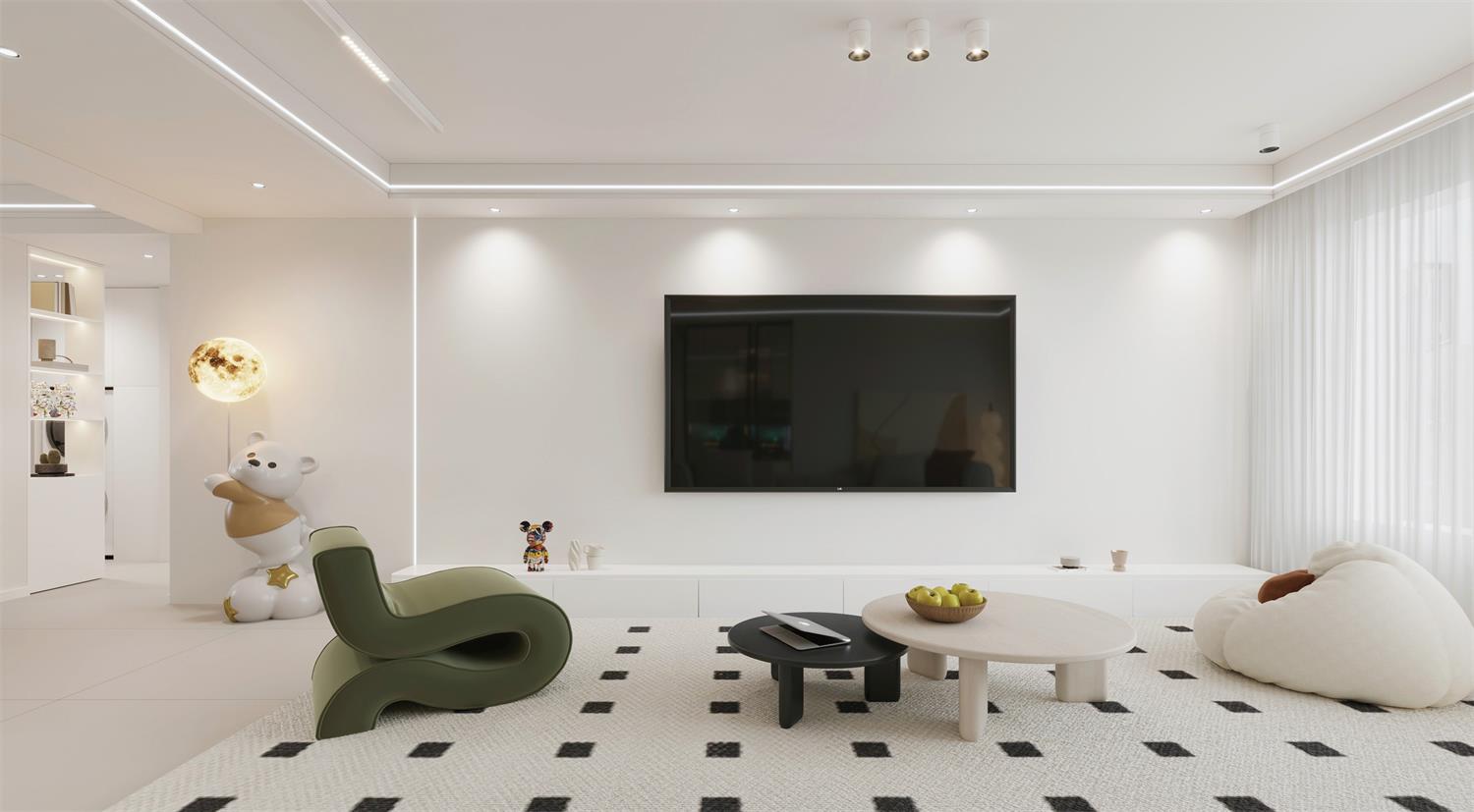 閱海萬(wàn)家G2區(qū) | 144m2軟軟糯糯奶油風(fēng)，一眼就淪陷的治愈感！